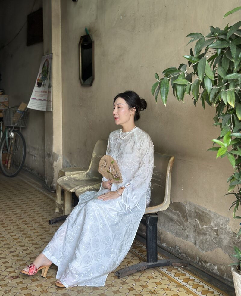 Áo dài Tinh Khôi (trắng)