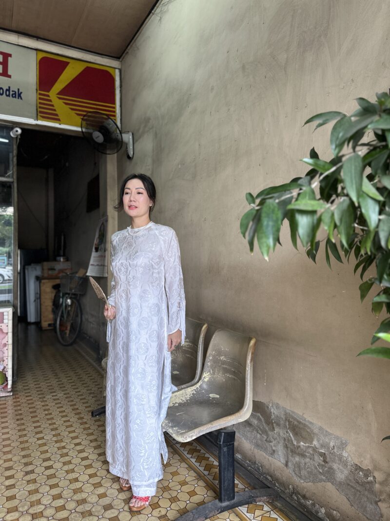 Áo dài Tinh Khôi (trắng)