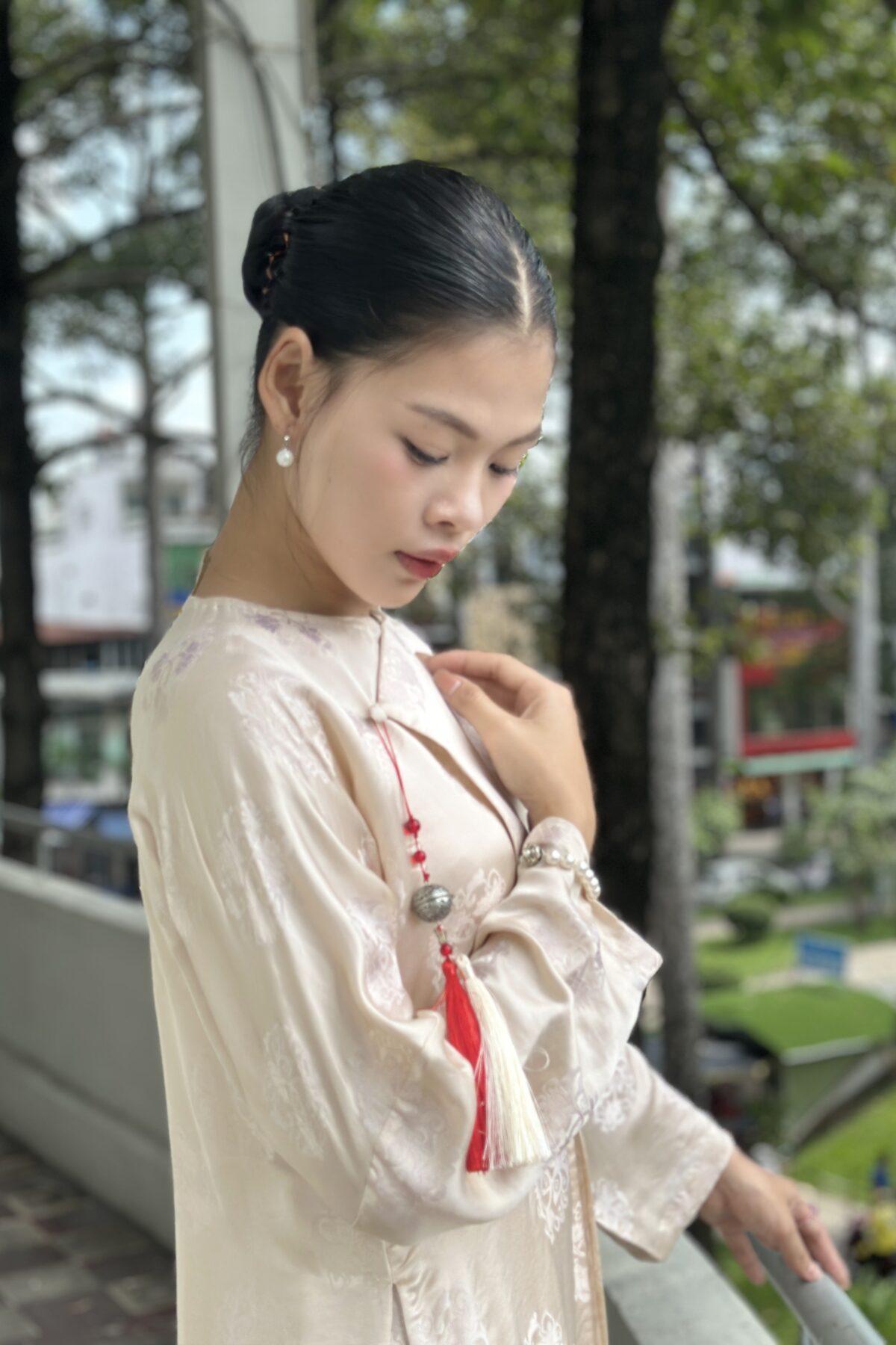 Áo dài Sương Sớm