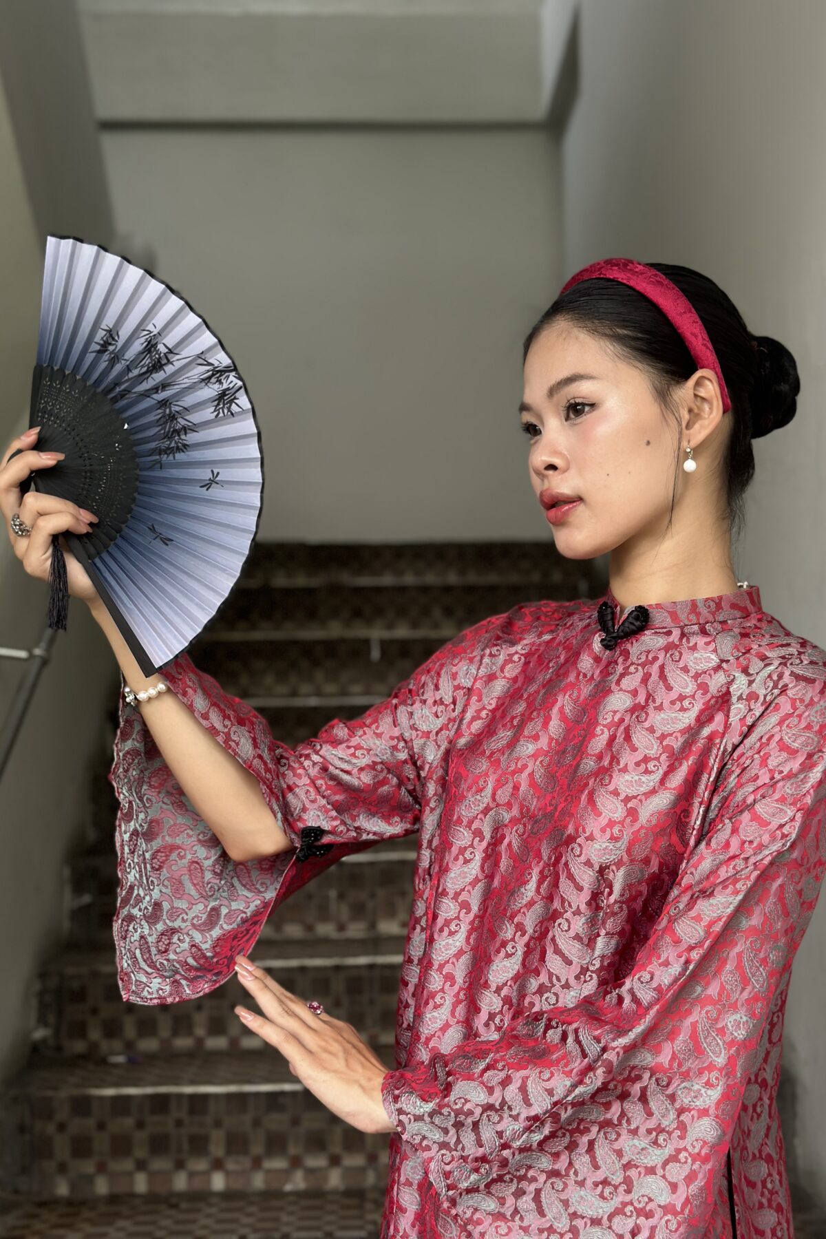 Áo dài Pháo Đỏ