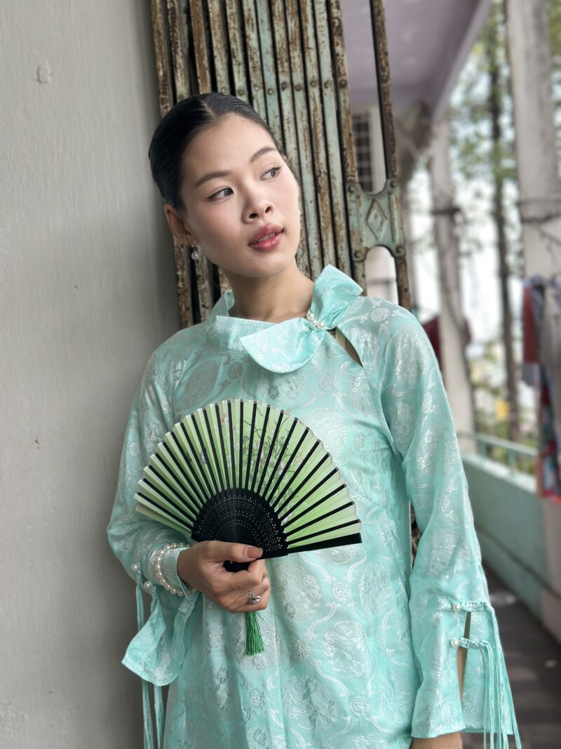 Áo dài Mộc Lan Xanh