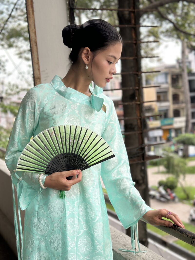 Áo dài Mộc Lan Xanh