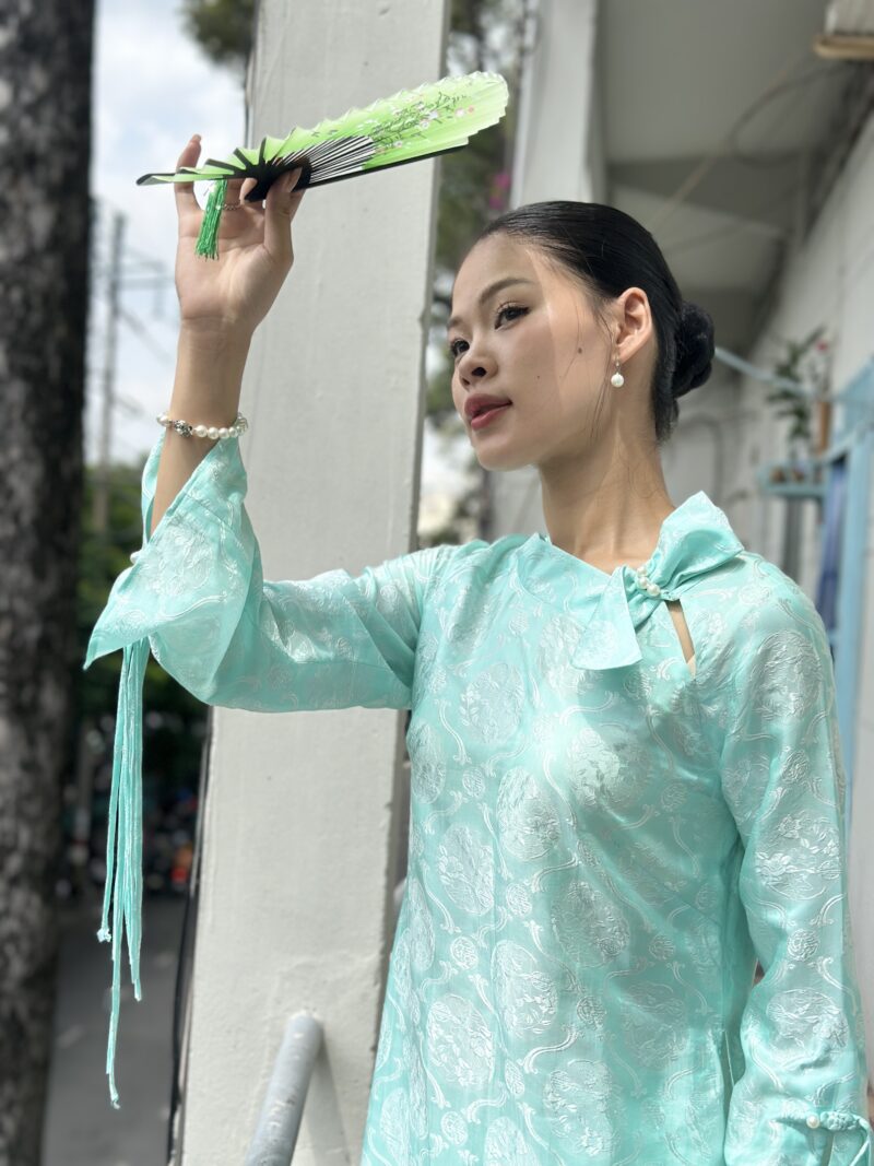 Áo dài Mộc Lan Xanh