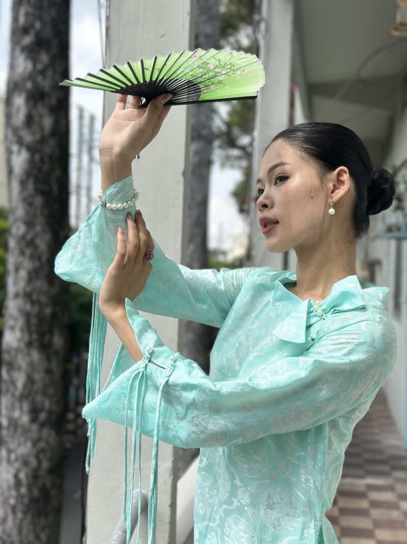 Áo dài Mộc Lan Xanh