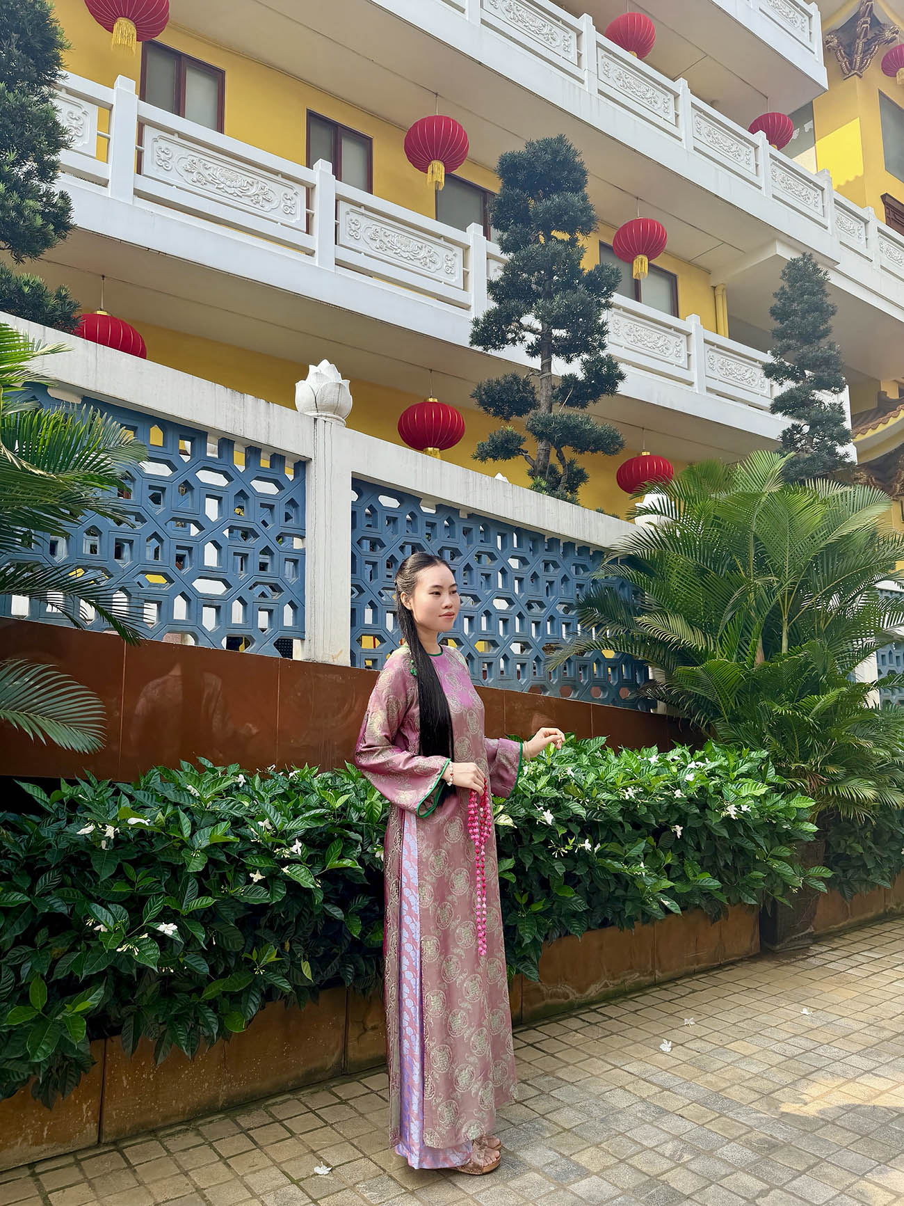 Áo dài lục sen Áo dài lục sen